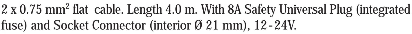 כבל עם מחבר קונקטור לרכב PRO CAR 56305002
